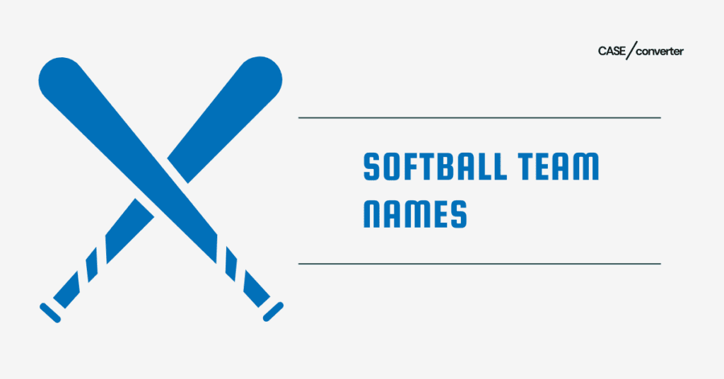 Softball Team Names