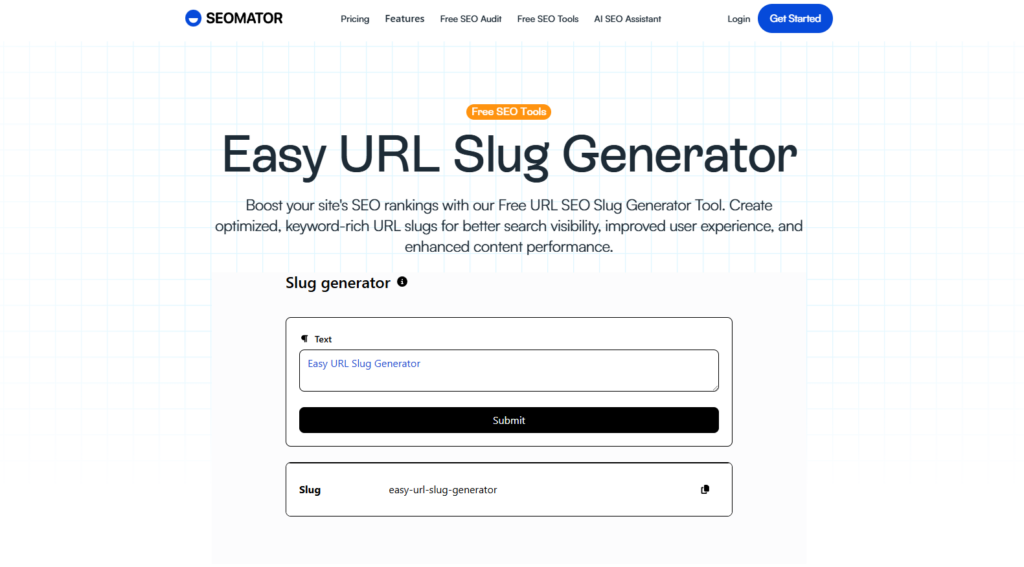 Slug Generator by SEOMATOR
