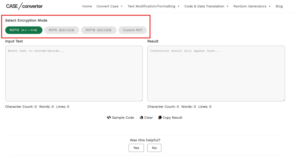 Step 2 Choose the Encryption Mode