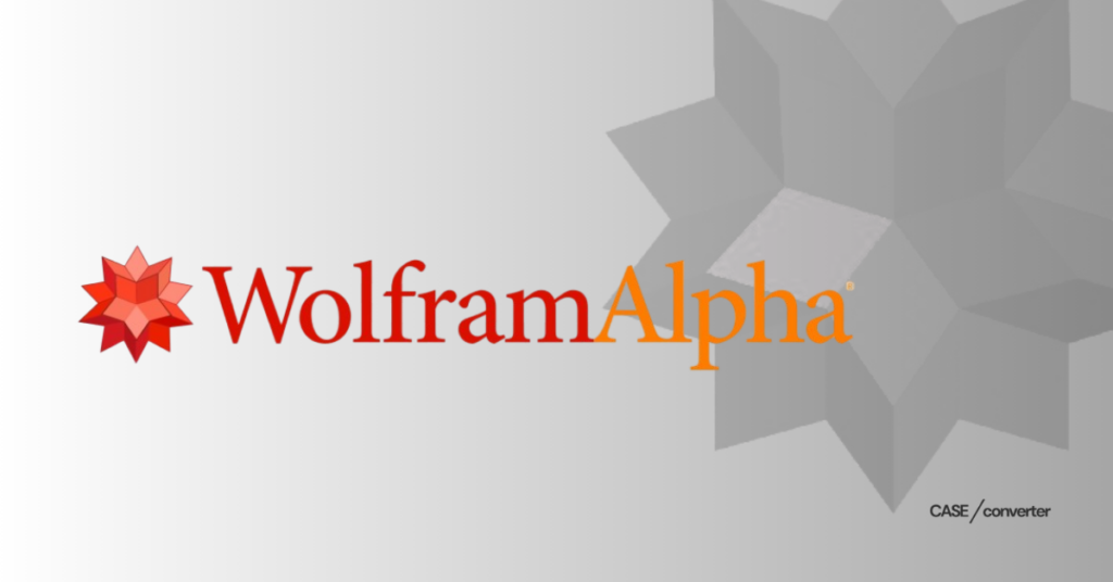 Wolfram Alpha