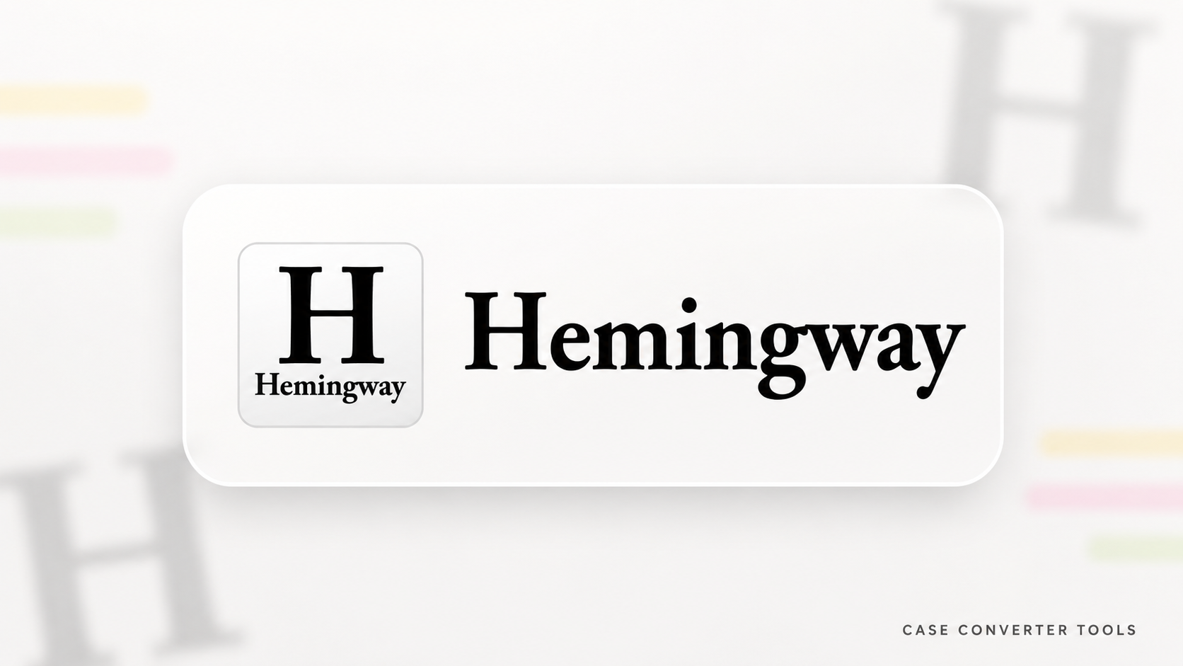 Hemingway Editor