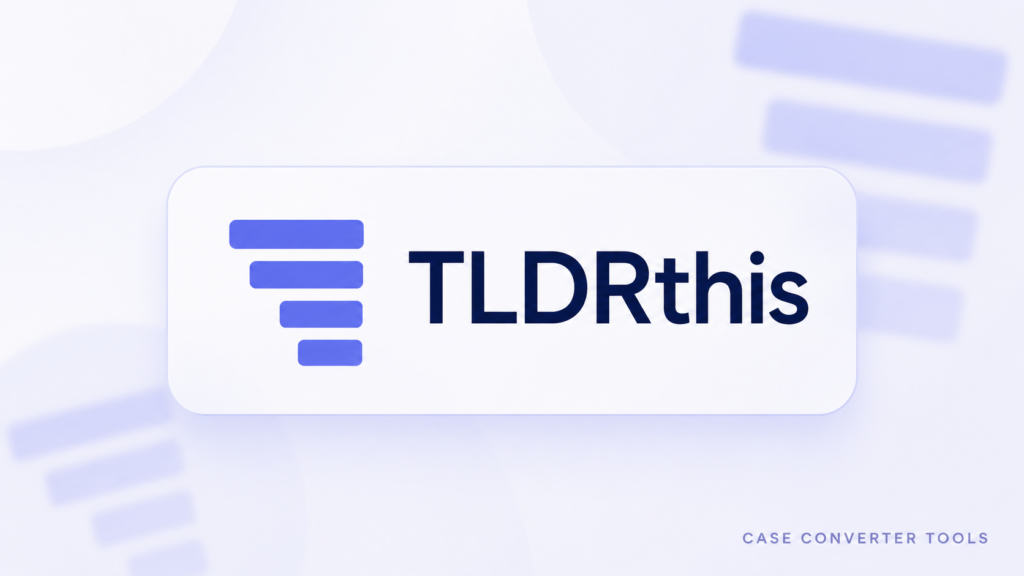 TLDR This